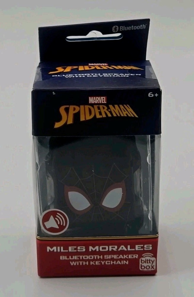 Marvel Spiderman Miles Morales Bluetooth Speaker With Keychain