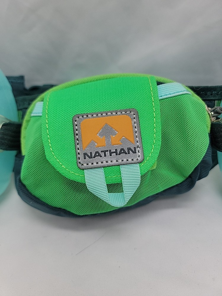 Nathan Speed 2 Hydration Energy Belt Front Pouch 2 Bottles Adjustable pack