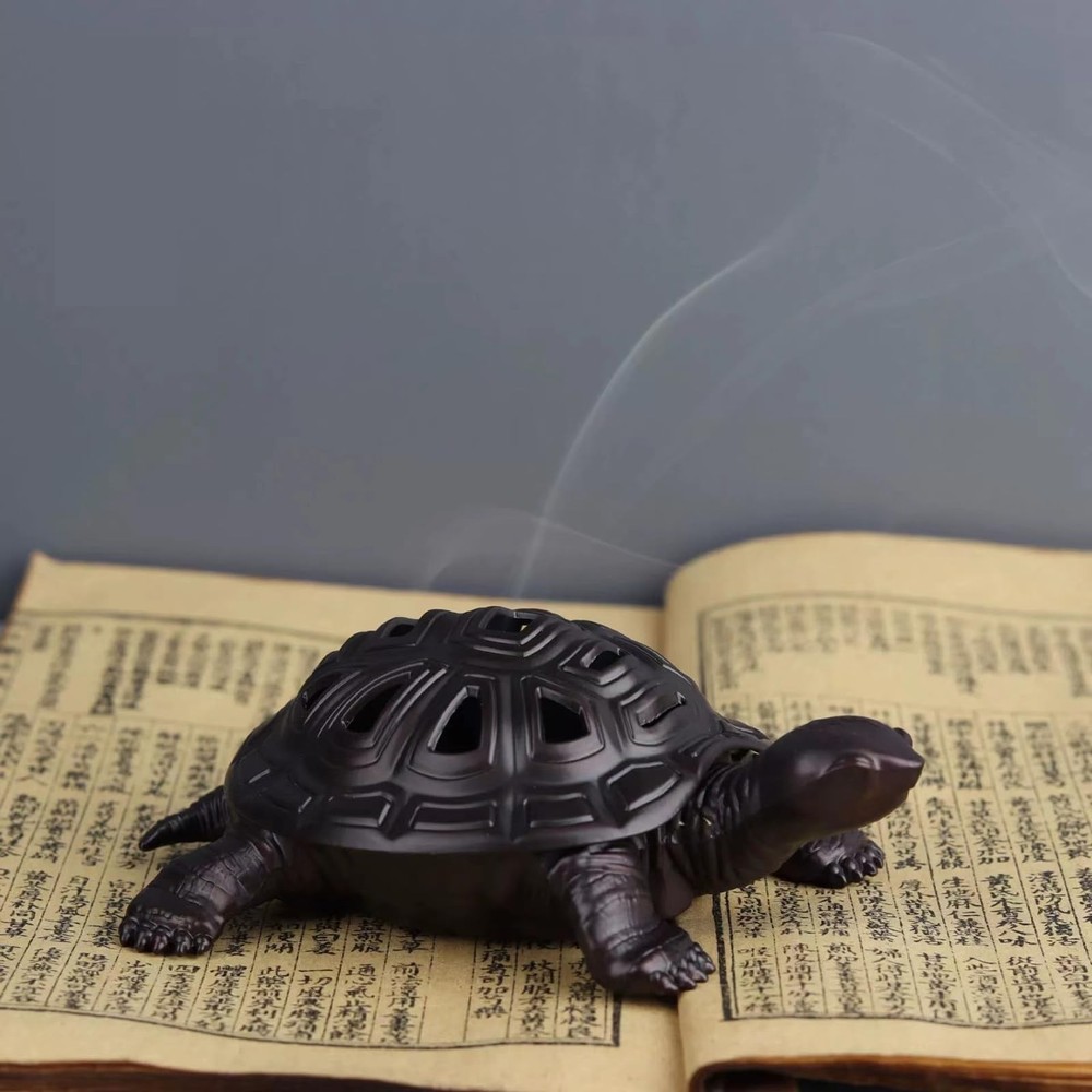 Incense Burner, Holder with Stick Turtle Burner