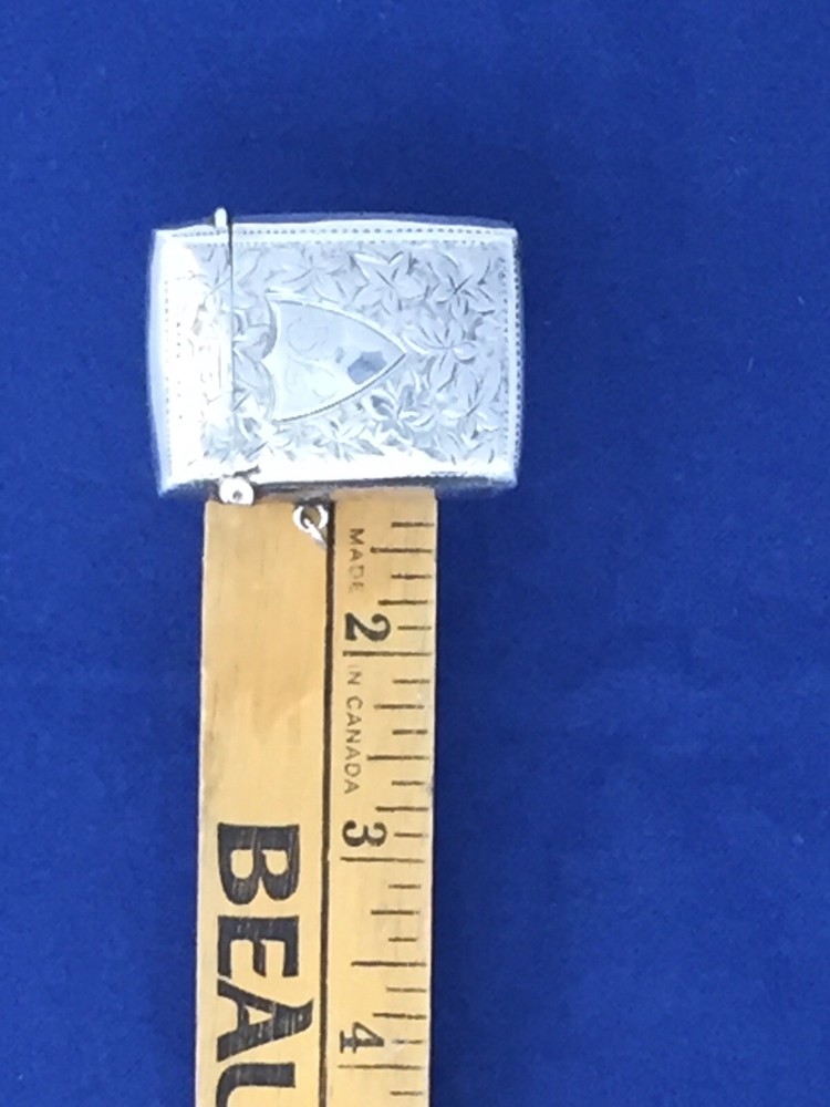 BRITSH STERLING BIRMINGHAM MATCH SAFE VESTA