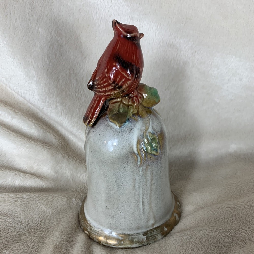 Cardinal Ceramic Christmas Bell Decorative Ornament READ MORE