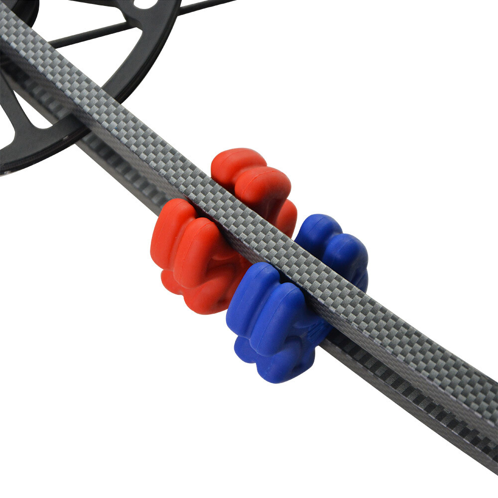 4Pcs Compound Bow Stabilizer Limb Silencer Rubber Shock Damper Archery Hunting