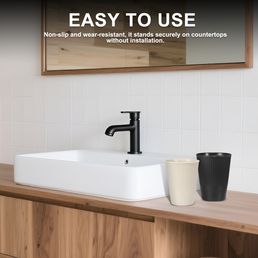 4 Pcs Simple Toothbrush Cup, Light Green