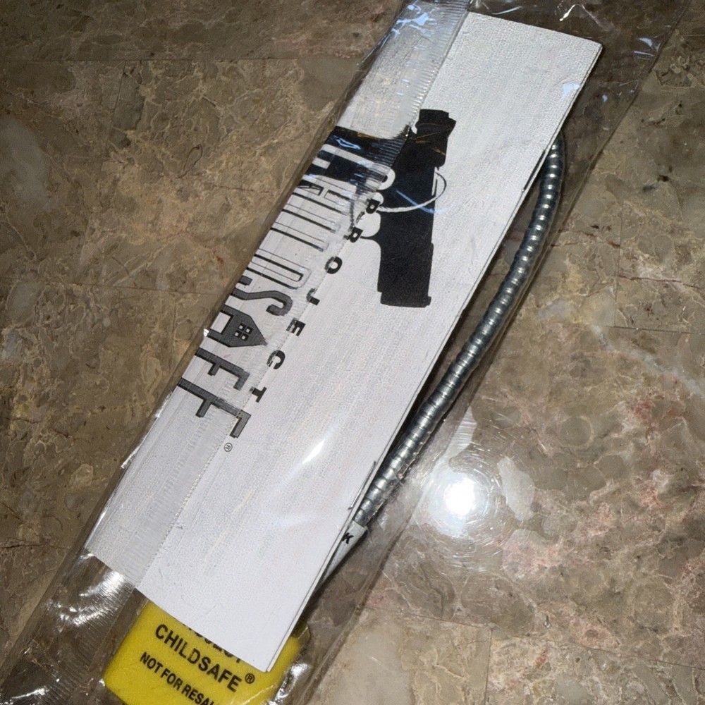 Project Childsafe Gun Lock with Cable, Padlock, and 2 Keys