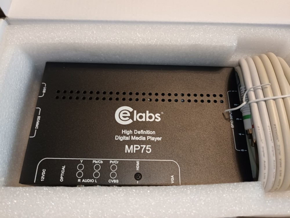 elabs HIGH DEFINITION DIGITAL MEDIA PLAYER MP75