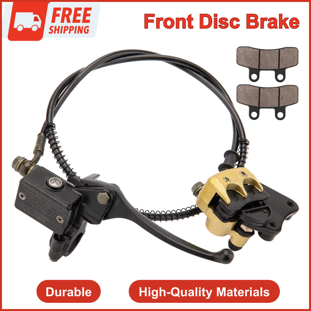 Front Disc Brake Master Cylinder Caliper Assembly For 50cc 70cc 90cc 110cc 125cc