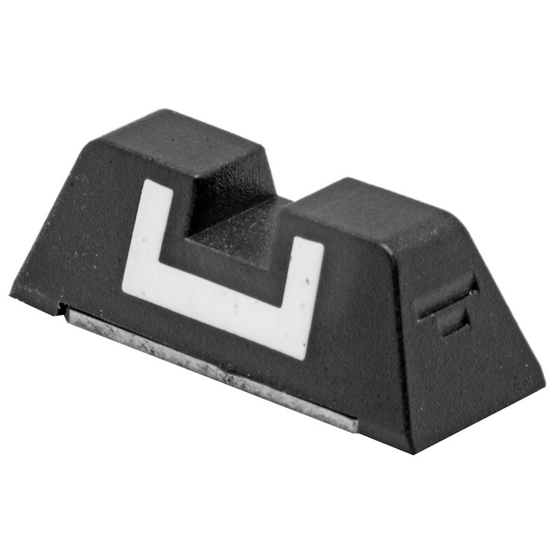 Glock SP33270 OEM Polymer Fixed 6.1mm Rear Sight for Slime Frame 42 43