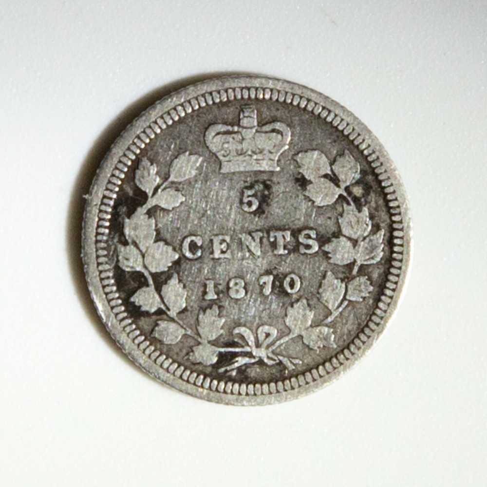 1870 Canada Nickel - KM# 2