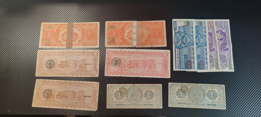 Mexico Currency Lot 11 Banknote Set
