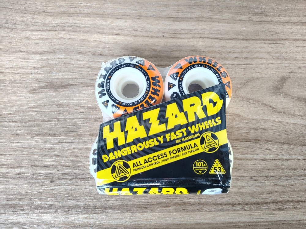 NEW Tensor Skateboard Trucks With Hazard Wheels