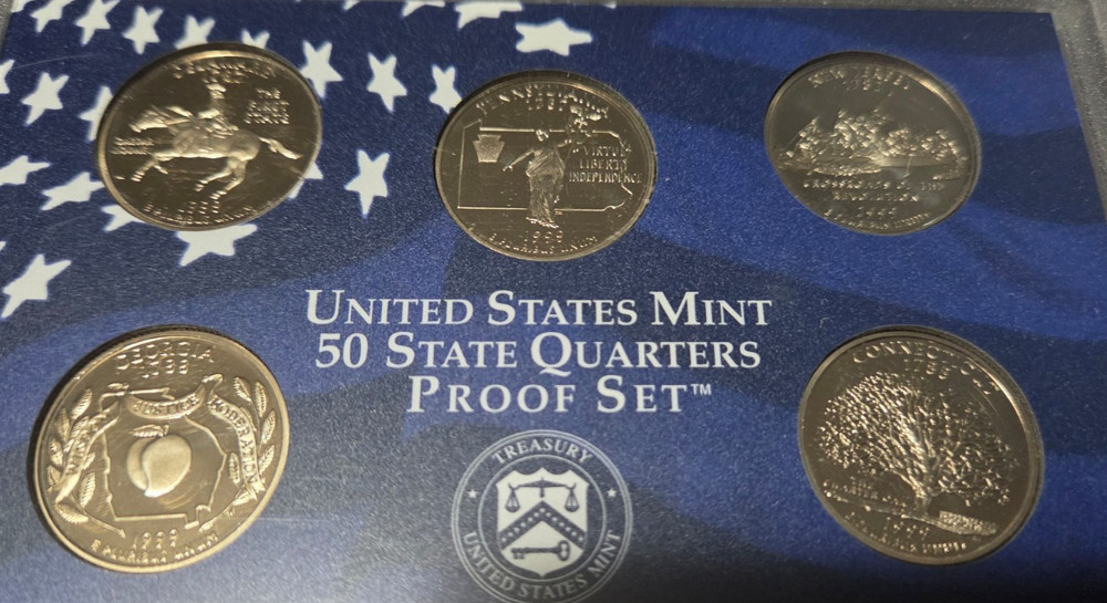 1999‑S U.S. Mint Proof State Quarters