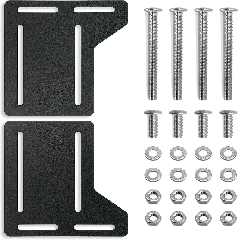 2 Pcs Bed Frame Brackets Adapter for Headboard Extra, Heavy Duty Bed Modificatio