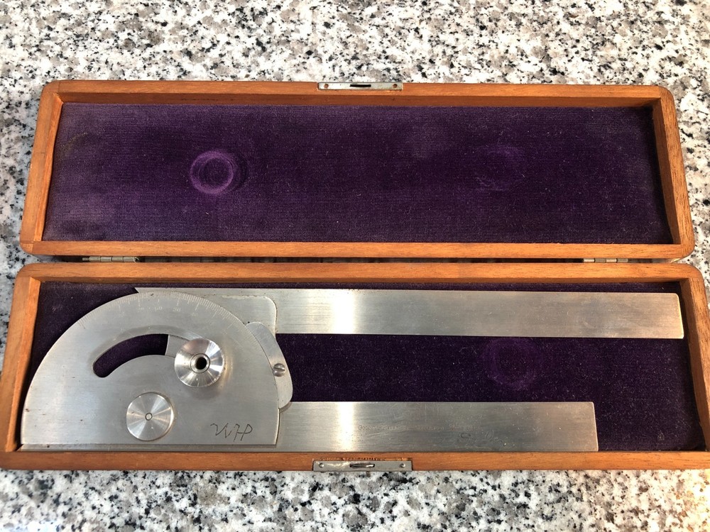 Massachusetts Tool Boxed Protractor