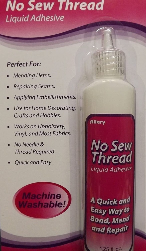 Allary No Sew Thread Liquid (1.25 oz)