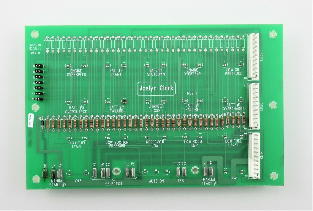 JOSLYN CLARK PUMP CONTROL DISPLAY BOARD LED - CIRCUIT 94V-0