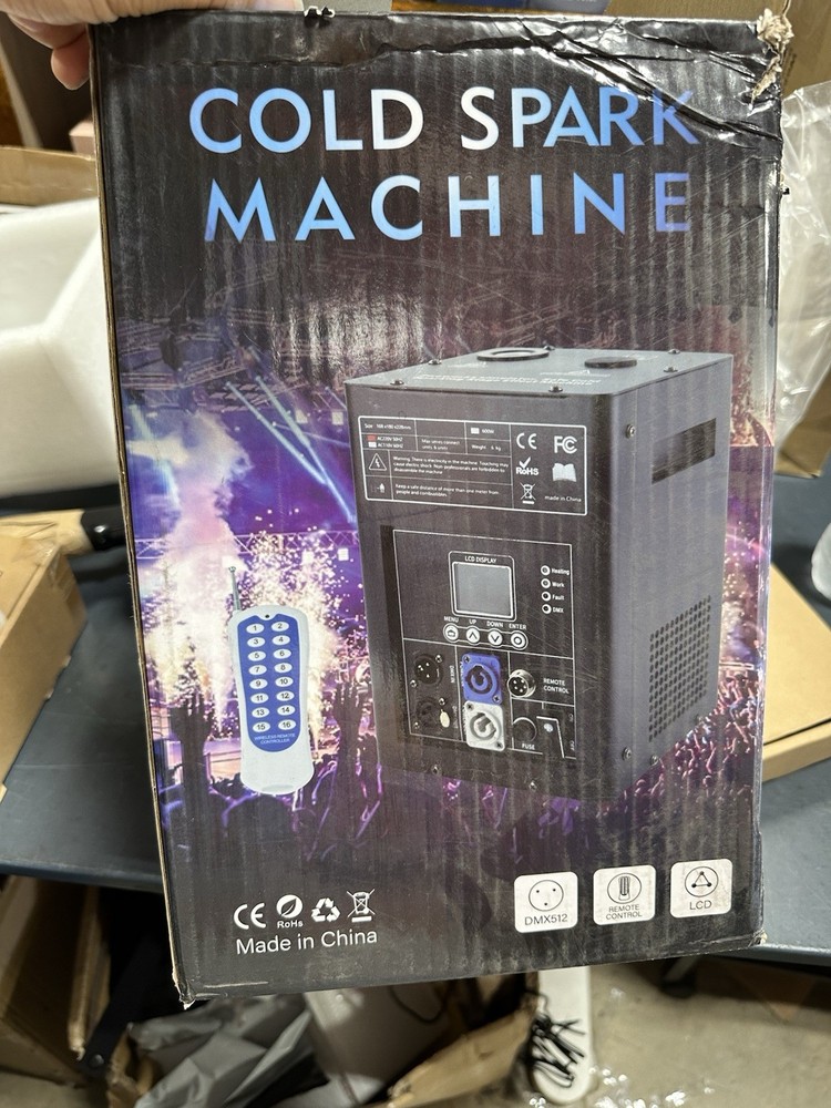 Cold Spark Machine Cold Fireworks Adjustable Spark Height 16FT for Disco Stage