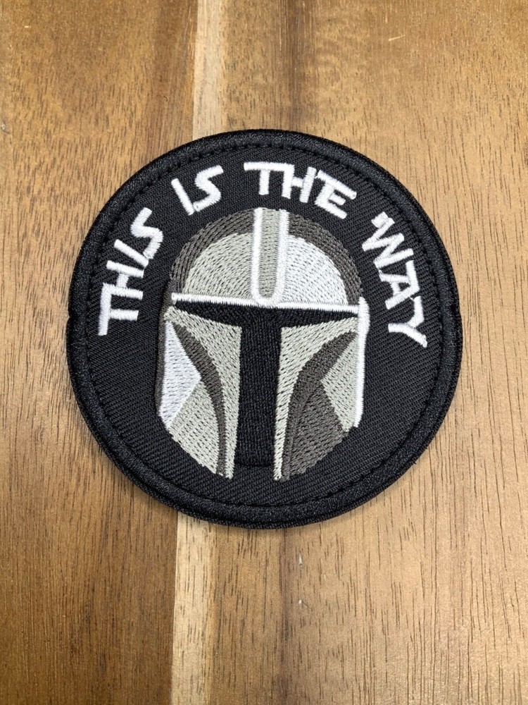 Mandalorian Patch Hook Loop Tactical Morale Bounty Hunter This Is The Way Stitch