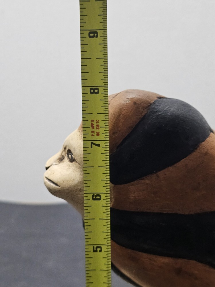 Antique Lion pull toy on wooden platform