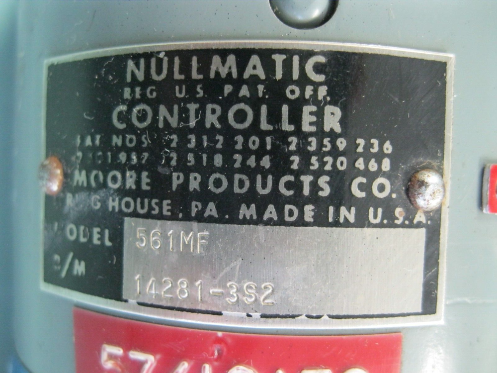 Lot (2) Nullmatic 561MF Controller G19
