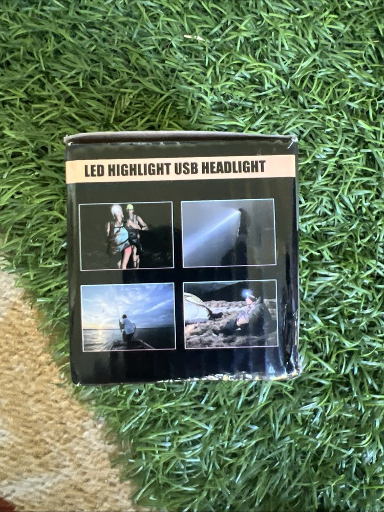 Led Highlight USB Charging 5 LED Headlight 4 Modes L-T21