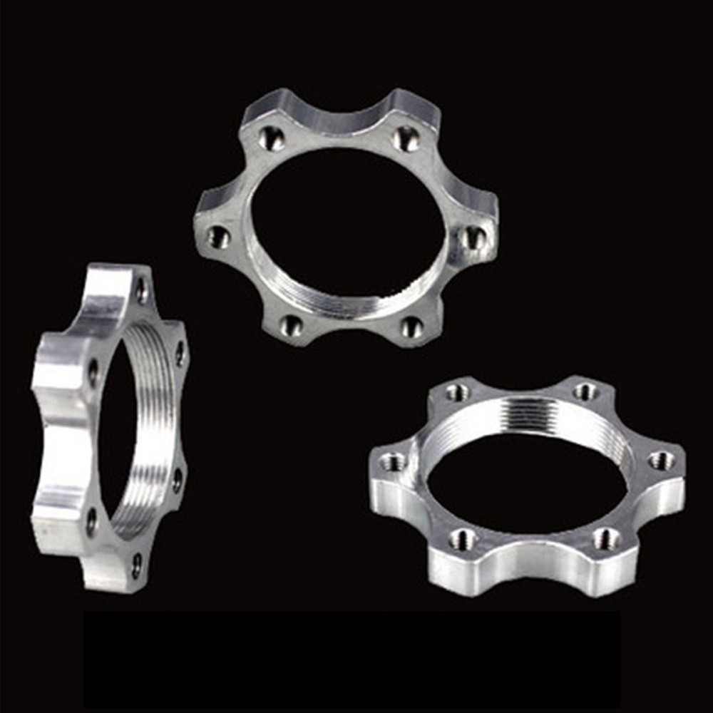 Flange Threaded Hubs Accessories Adapter Aluminum Alloy Replacement 2pcs