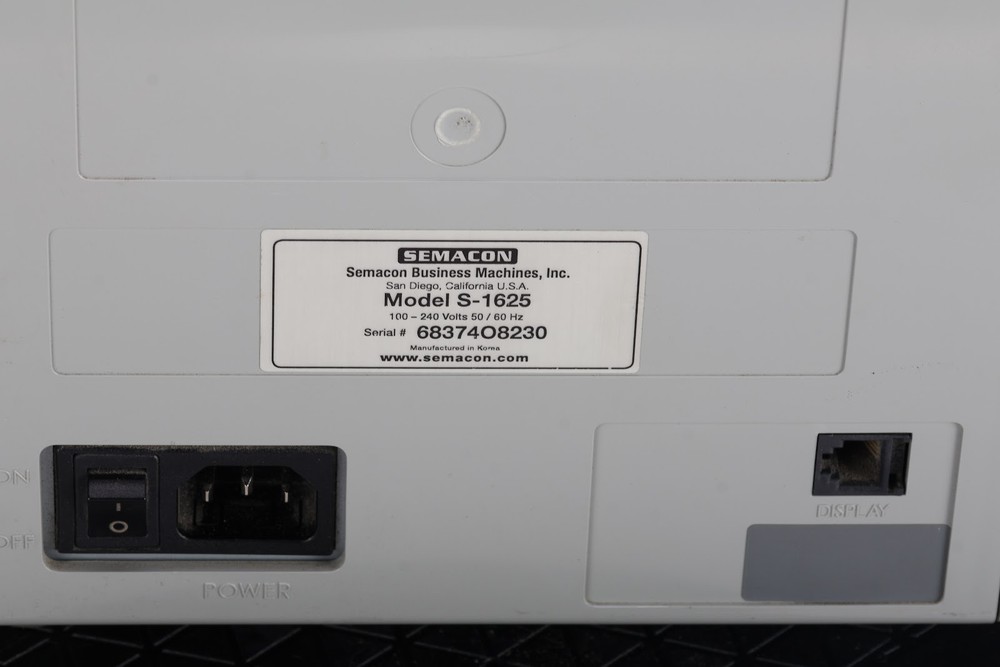Semacon S-1625 Automatic Currency Counter - Fair Condition