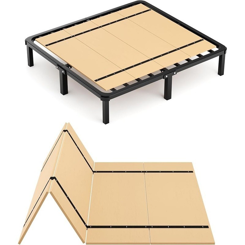 Full Bunkie Board Under Mattress Support Foldable Lightweight Bed Solution Full