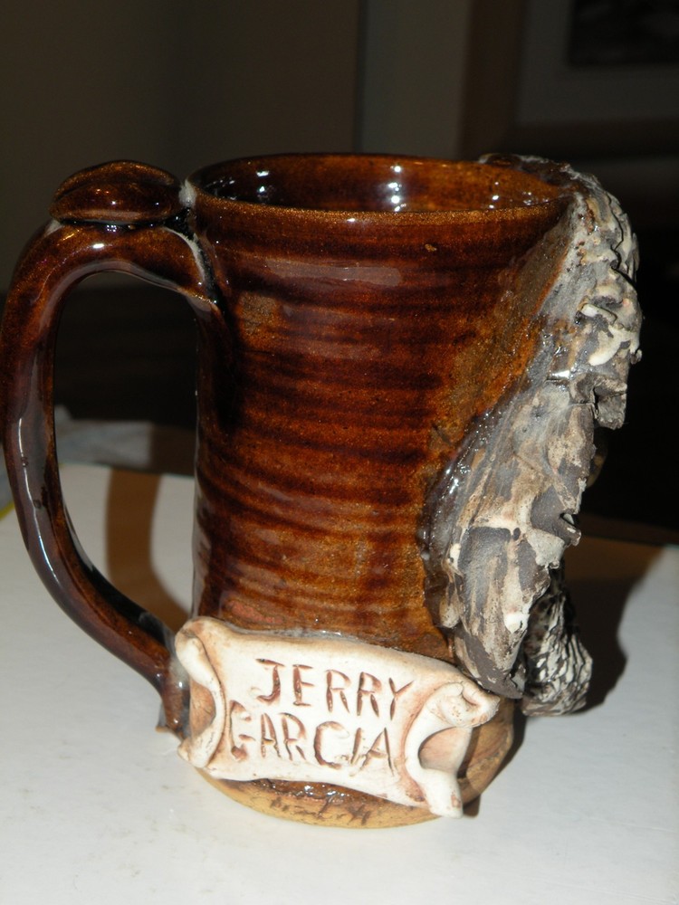 JERRY GARCIA Vintage Custom Mug Grateful Dead