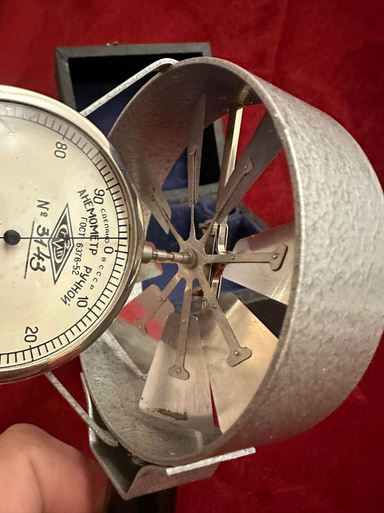 VINTAGE USSR ANEMOMETER #3143 , 1966