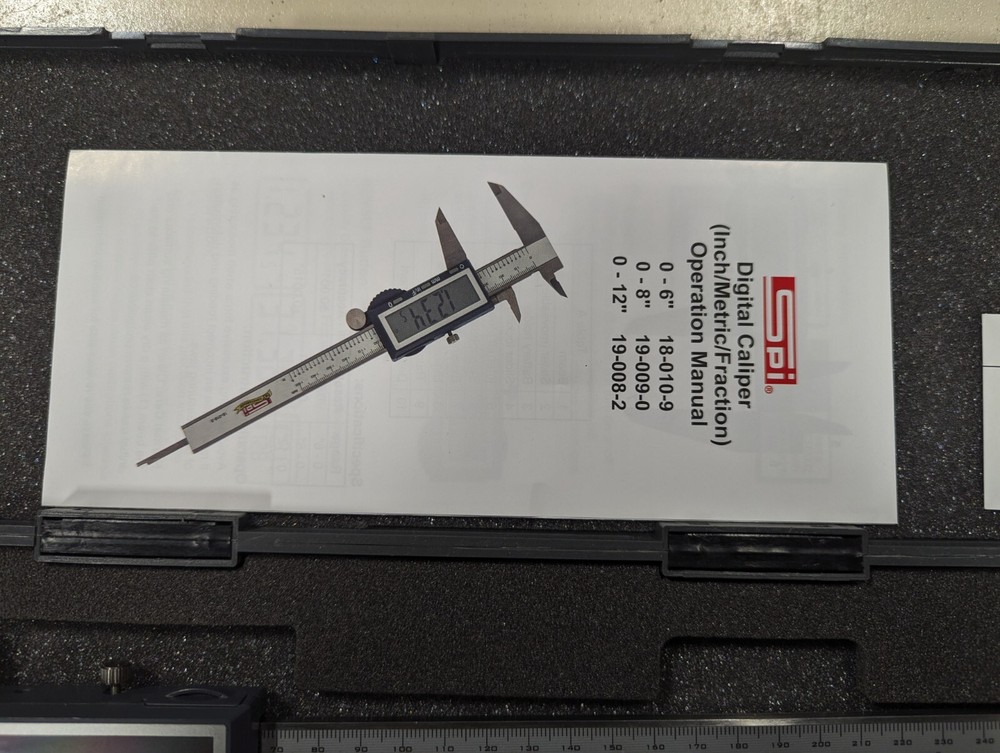 Spi Digital Caliper 19-008-2, 0-12"
