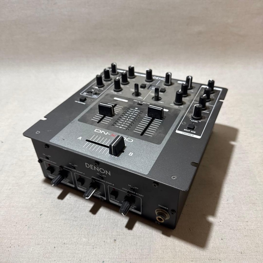 DENON DJ Mixer DN-X100 Model Line PHONO Input Output Tested