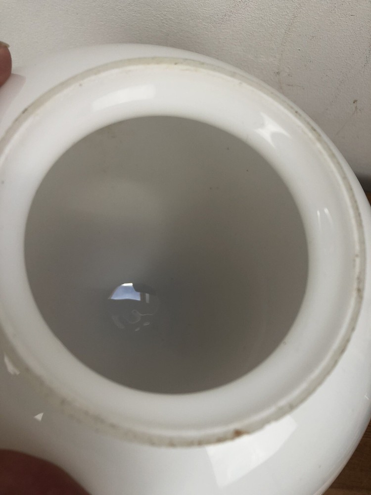 opaline glass art deco shade