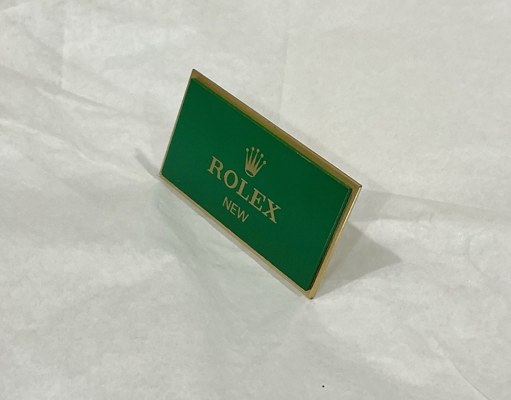 Authentic Rolex “NEW” Display Plaque OEM MINT Condition