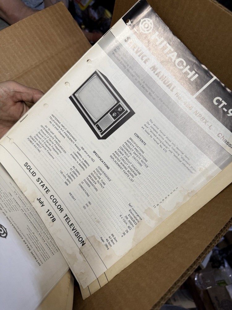 Original VCR Service Manuals