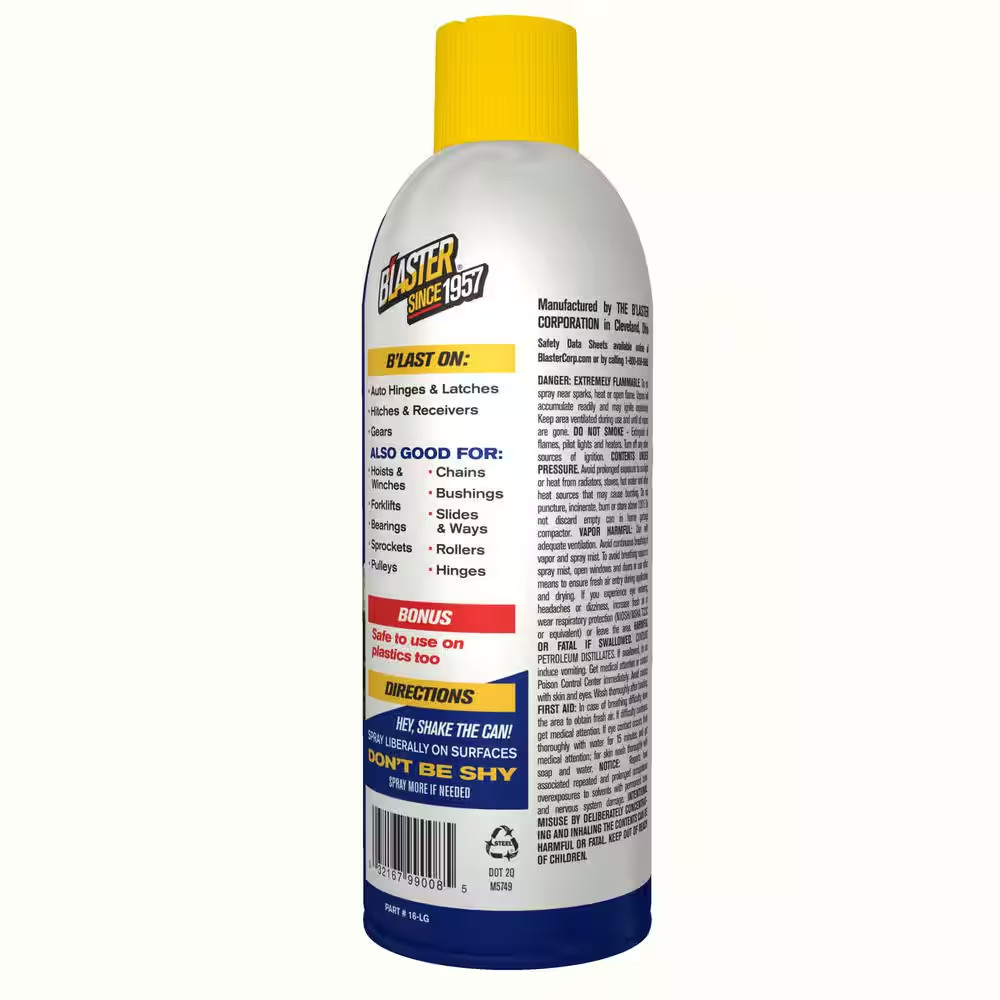 Blaster High-Performance White Lithium Grease Spray 11 oz