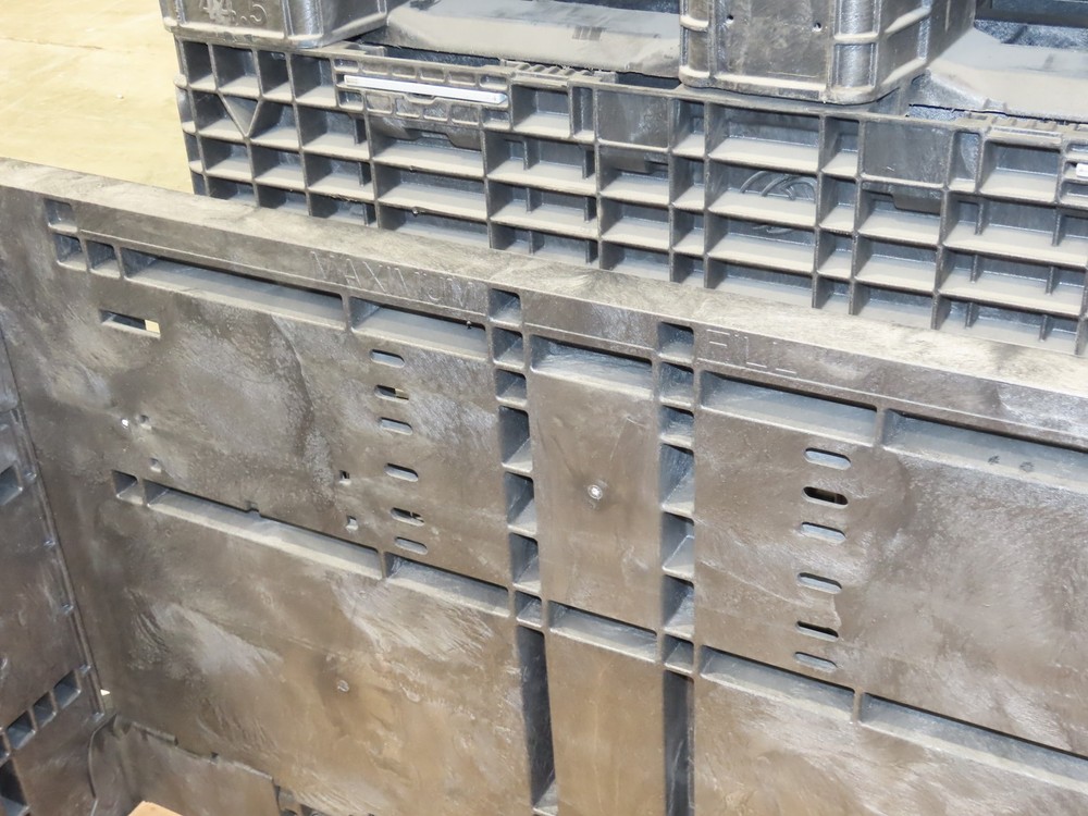 Orbis BulkPak Collapsible Bulk Container Bin 28.7 cu-ft 48 x 44.5" Stackable