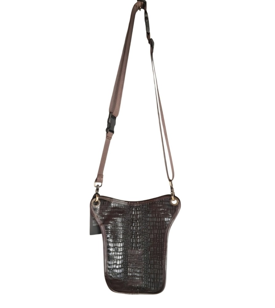 Cowhide Bag With Gator Design
