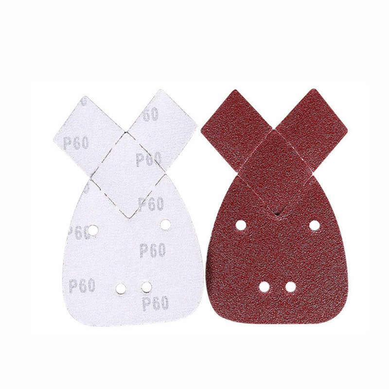 Rabbit Ear Triangular Sandpaper 4 Hole Self-Adhesive Sanding Disc 60 - 1200 Grit