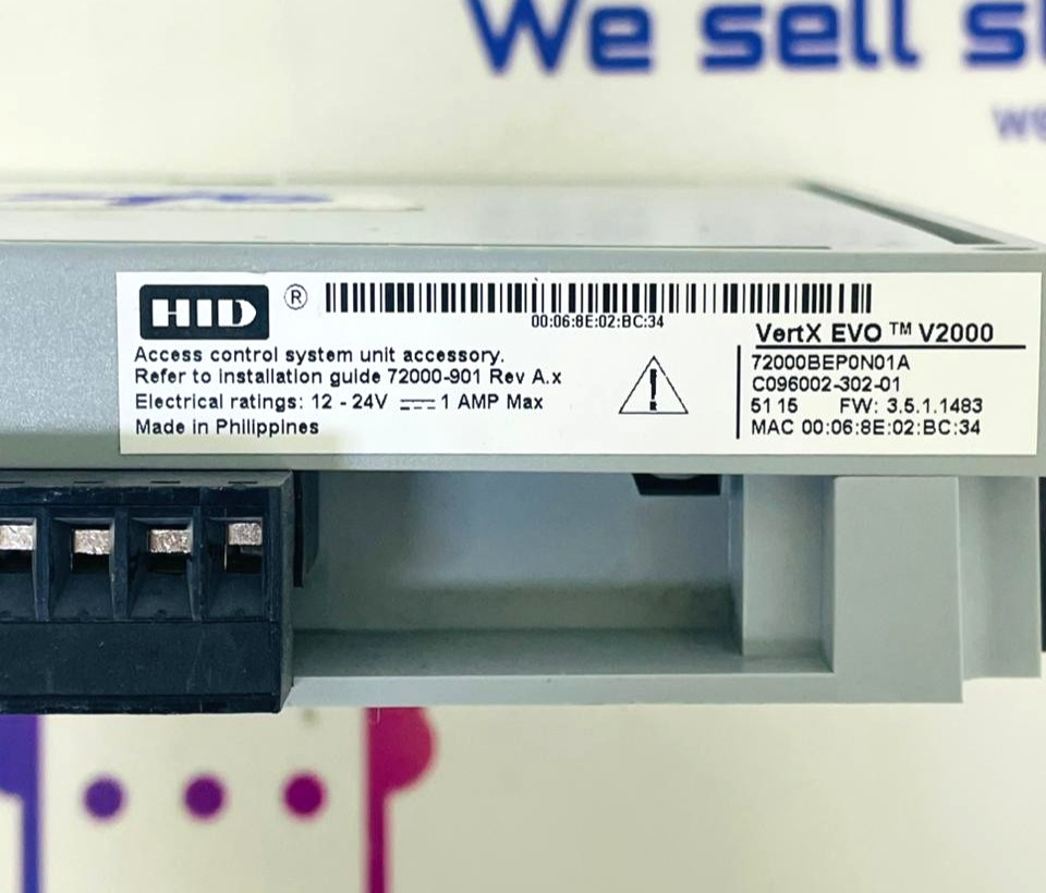 HID VERTX EVO V2000 Access Control Panel