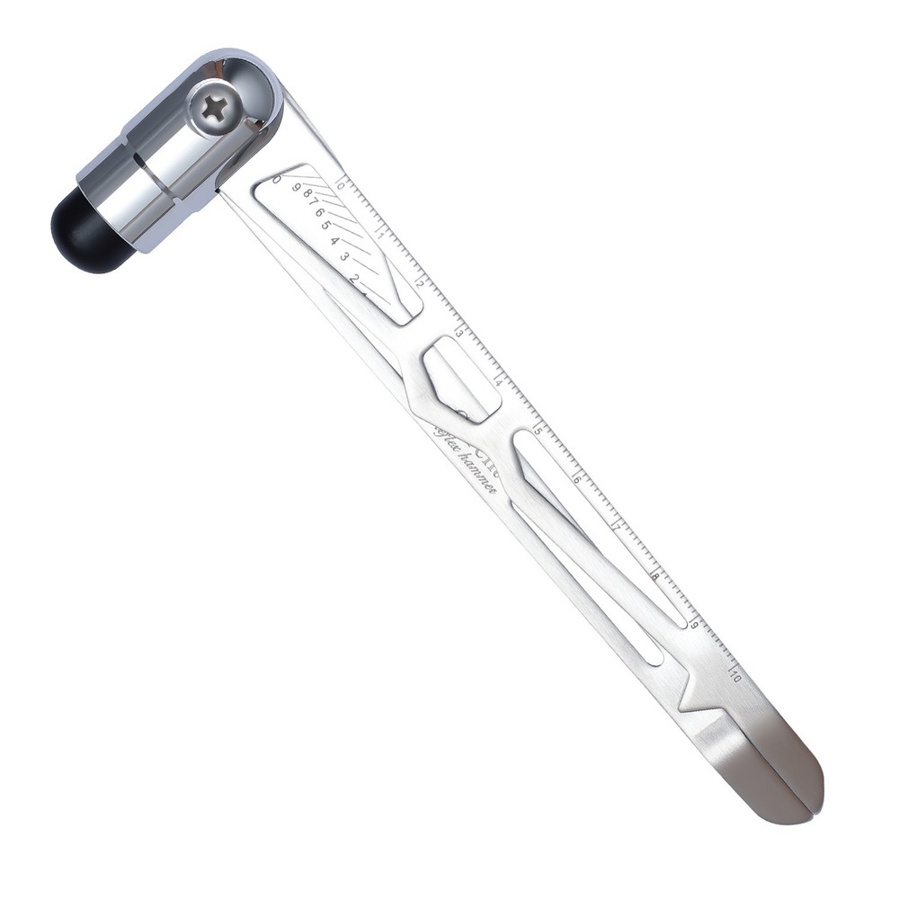 Percussion Reflex Hammer with Graduated Scale for Cutaneous Superficial Response