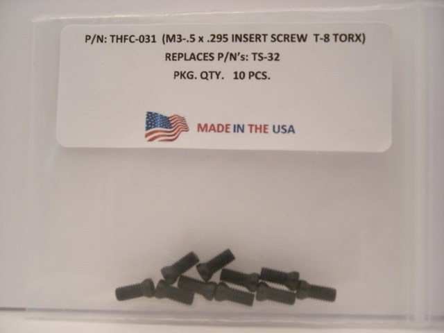 10 Pieces THFC-031 Insert Screw: TS-32