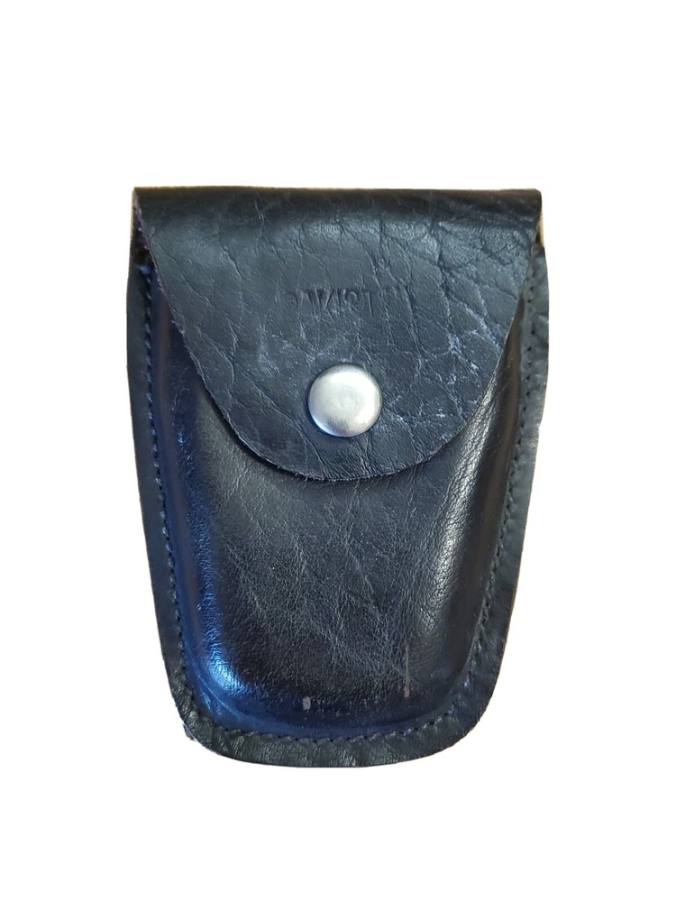 Handcuff Case  Black Leather Used In Good Condition