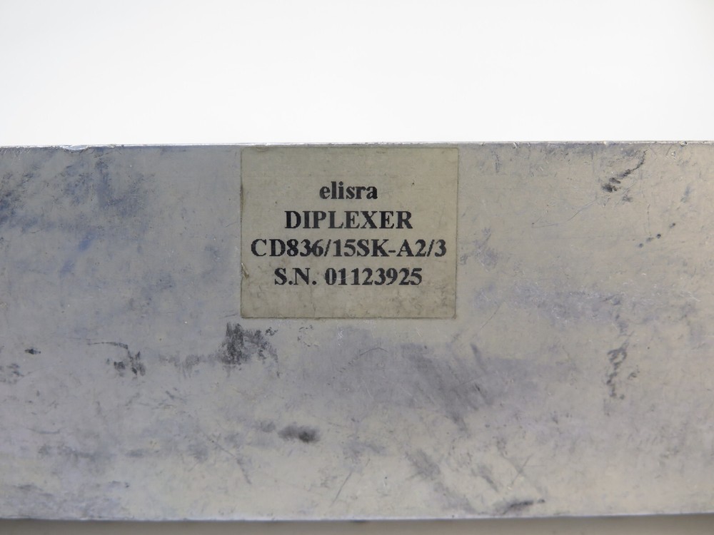 Elisra Diplexer CD836/15SK-A2/3