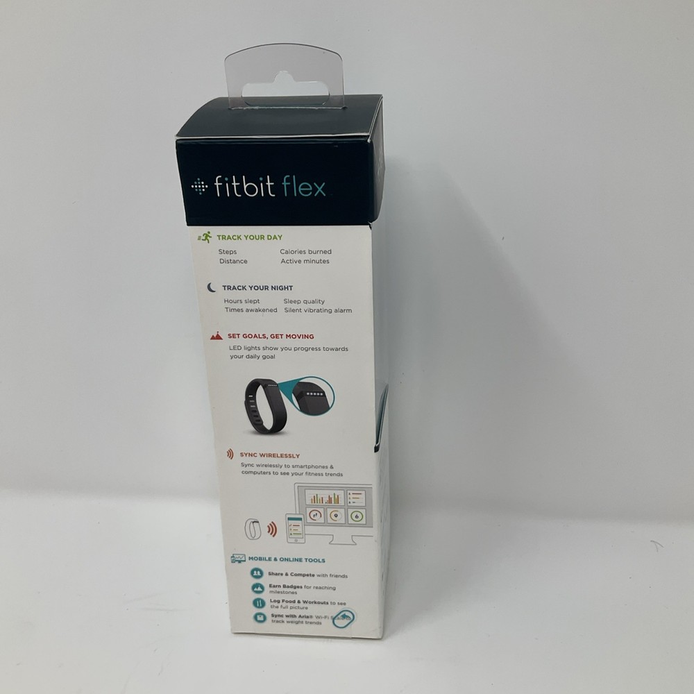 Fitbit Flex Wireless Activity & Sleep Wristband, Black, Open Box, FB401BK