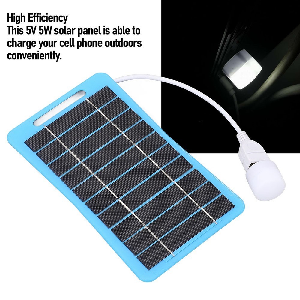 Portable Outdoor Solar Panel Charger Efficiently Powers Mobile Devices Anywhere