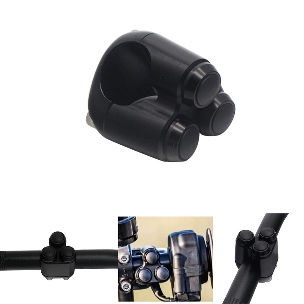 Universal 3 Buttons CNC Hand Control Momentary Switch Micro Switch, for 7/8 Inch