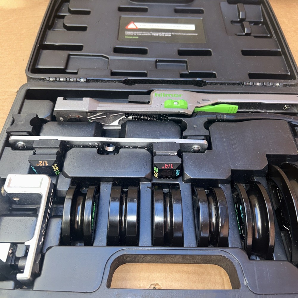 Hilmor compact bender kit with reverse bending attachment