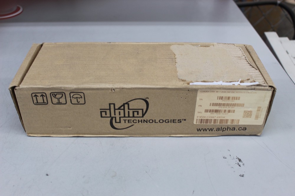 New Alpha Technologies Cordex CXRF 48-1 2KW VAC Rectifier Module Charcoal
