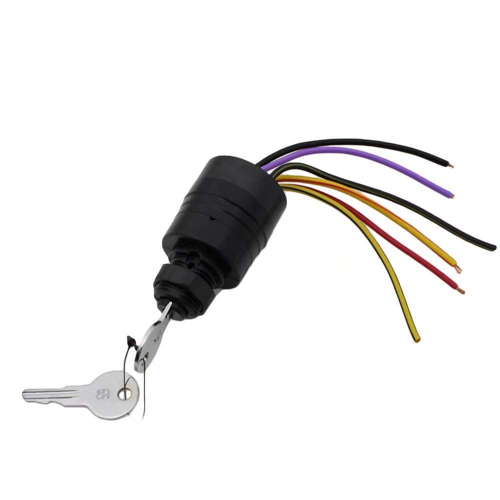 Boat Ignition Switch with Key for Mercury, Replace Boat Engine Ignition Switch