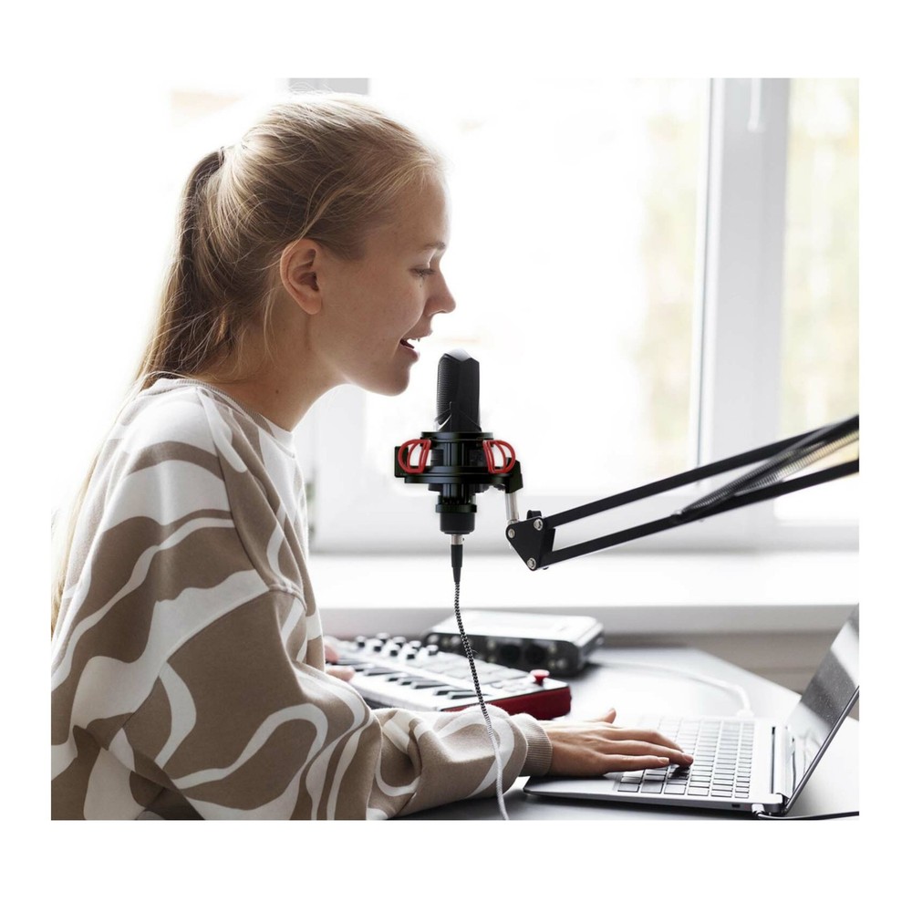 Knox Gear Microphone Shock Mount Detachable Pop Filter PRO Audio